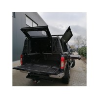 Hardtop Alu-Cab noir Nissan Navara D40 : robustesse & style 4x4